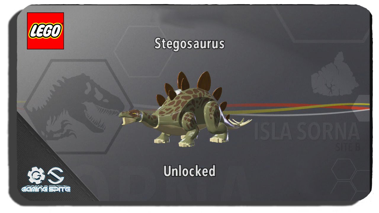 lego jurassic world stegosaurus