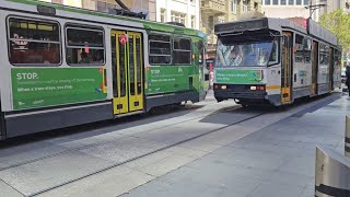 Yarra Trams A1.291 and A1.258 - Bourke St Mall Melbourne, 17th March 2023 screenshot 3