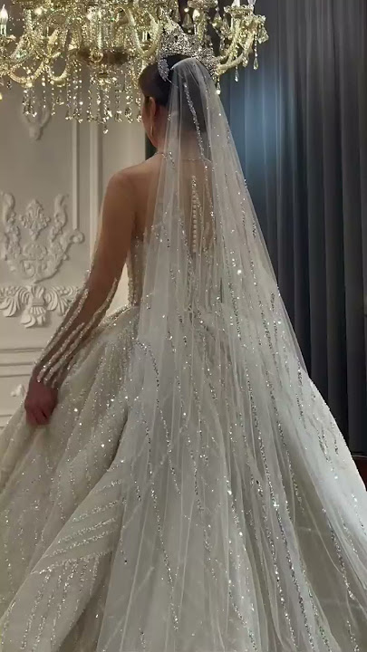 Amanda Novias luxury wedding dress collection 2022 amazing sparkling hand beading
