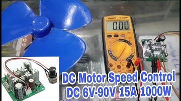 DC Motor Speed Controller 6V To 90V 15A 1000W