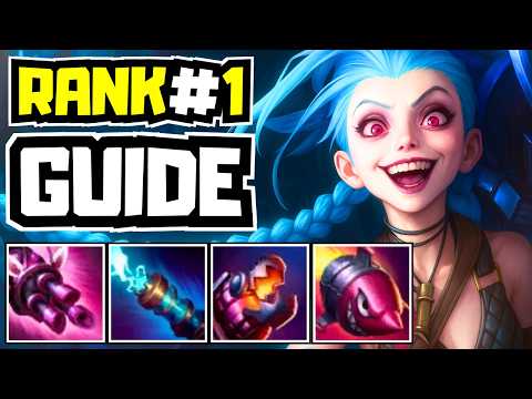 *NEW* Rank #1 Jinx Guide in 5 minutes and 29 seconds (BEST Jinx Main)