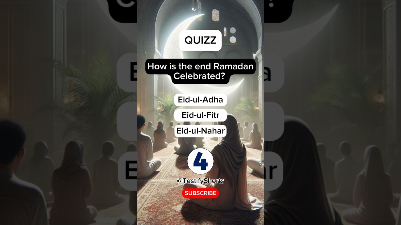 Eid at the end of ramadan?? 