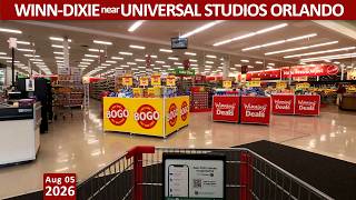 Shopping at Winn-Dixie near Universal Studios Orlando Florida - Grocery Store
