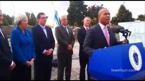 Gov. Deval Patrick talks about the Lord Overpass project