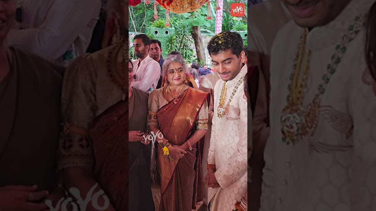 ನೂತನ ದಂಪತಿಗೆ ಶುಭ ಹಾರೈಸಿದ ಲಕ್ಷ್ಮಿ ಹೆಬ್ಬಾಳ್ಕರ್ | Minister Lakshmi Hebbalakar | MB Patil Son Marriage |