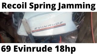 Evinrude / Johnson Rewind Starter Getting Stuck