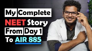 My Complete NEET Journey  Day 1 to Results | AIR 885 | Anuj Pachhel