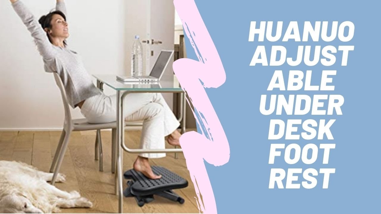 HUANUO Adjustable Under Desk Footrest