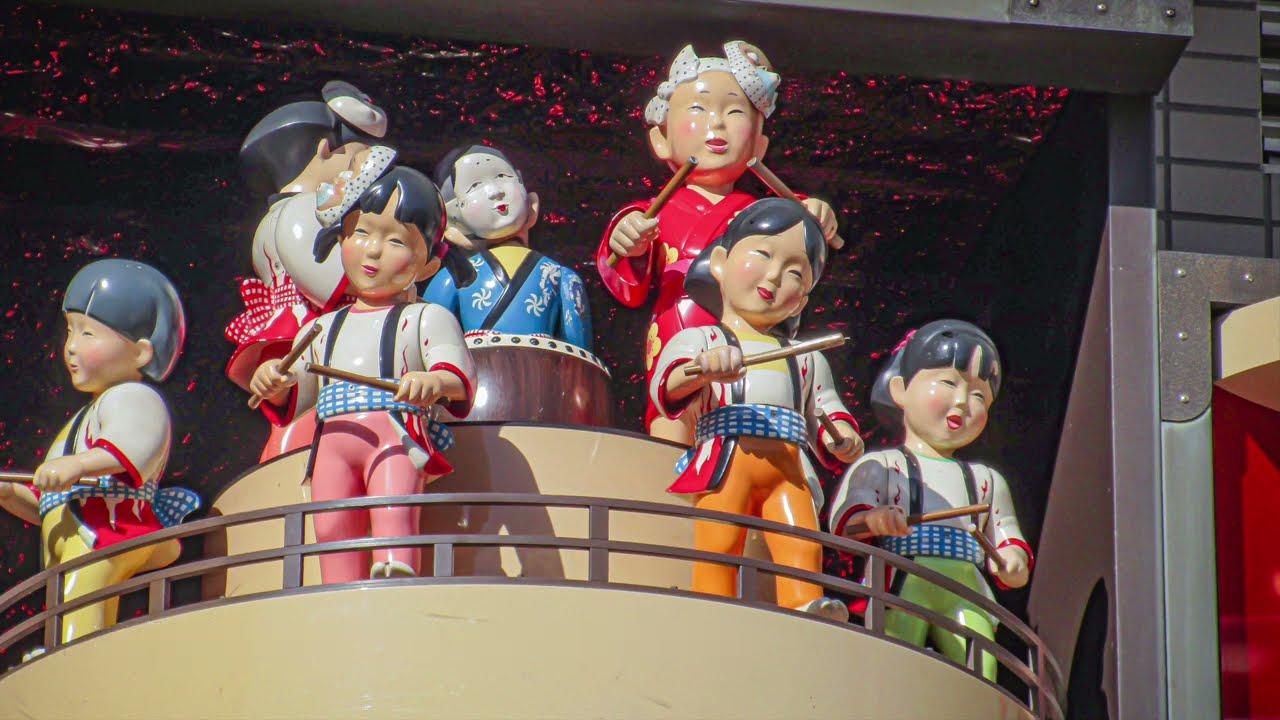 【レジェンド】勝山市立図書館 左義長まつりからくり時計（福井県勝山市）Japaneseme mechanical clock in Hukui