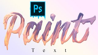 PAINT TEXT EFFECT | PHOTOSHOP EFFECT | PHOTOSHOP TUTORIAL