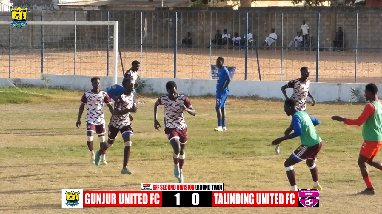 Gunjur United 1 0 Talinding United ⚽GFF 2nd Division (Round 2