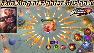 Gusion No Cooldown Skills Skin King of Fighter K' - Mobile Legends