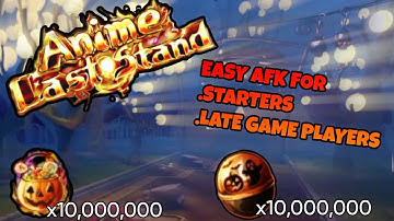 How to AFK the *NEW* Halloween event in Anime Last Stand