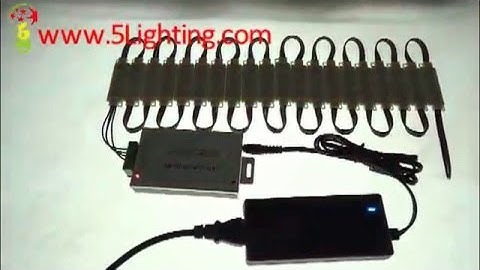 RGB 5050 LED Module operating instructions