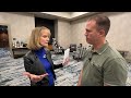 Erin Moriarty from '48 Hours' chats with Nate Eaton at CrimeCon Denver 2025