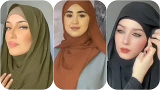 لفات الحجاب سهلة وانيقة 2023لفات حجاب بسيطة أسهل لفة حجابhijab turkish