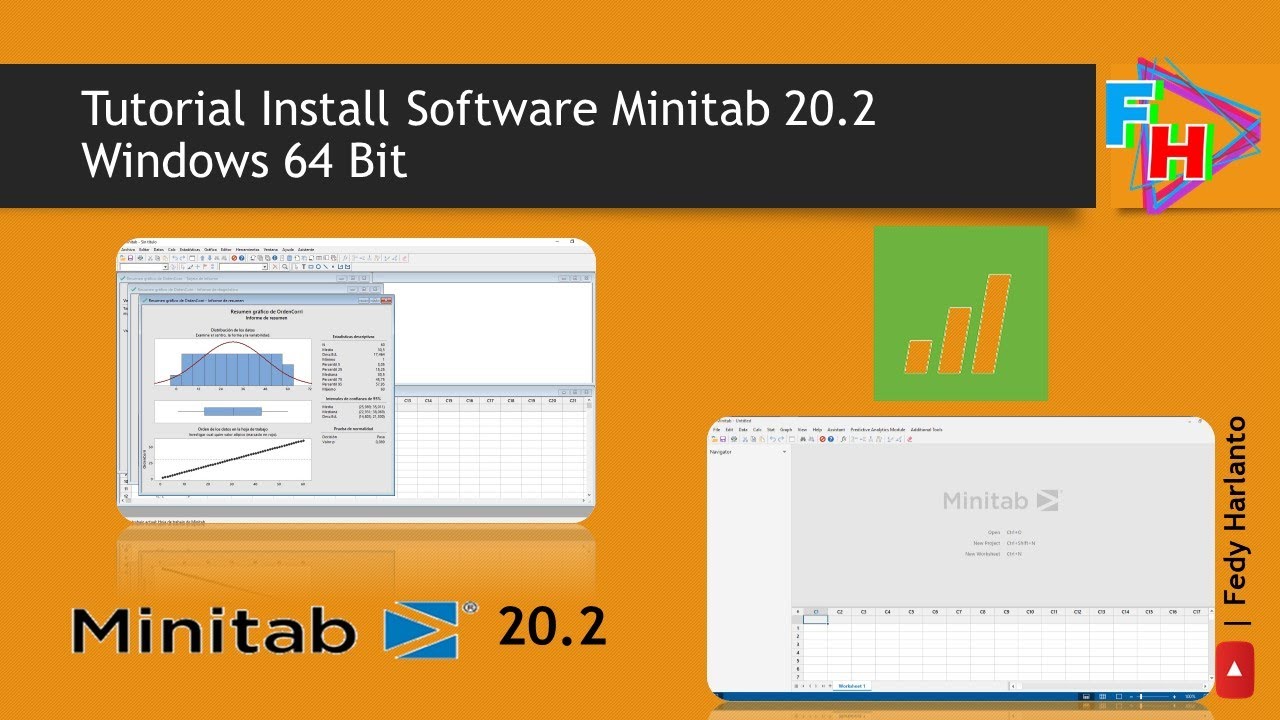 Tutorial Install Software Minitab 20.2.0 | Windows 64 Bit | Tanpa Perlu Aktivasi