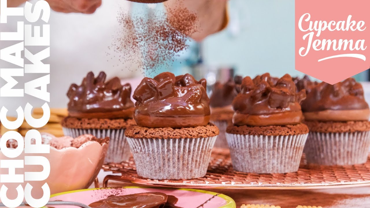 How To Make The Ultimate Chocolate Malt Cupcake Recipe Cupcake Jemma