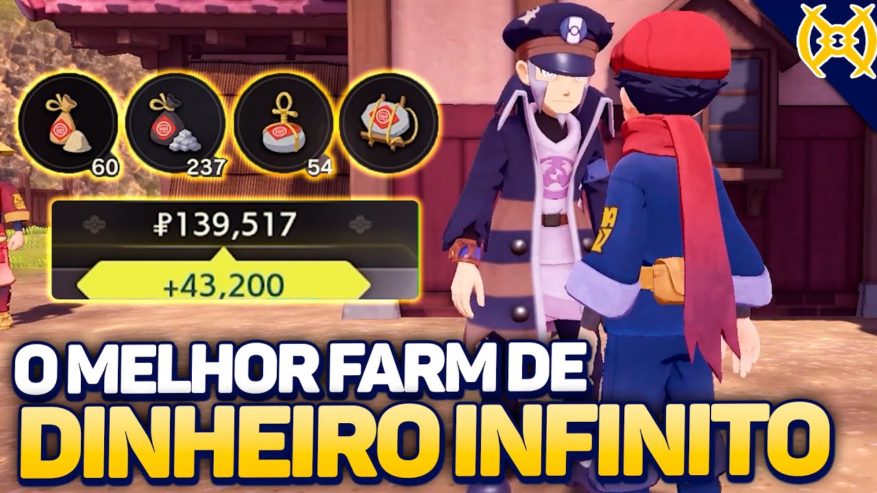 Como conseguir DINHEIRO INFINITO FÁCIL no Pokémon Legends Arceus - YouTube