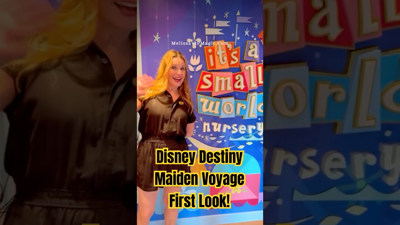 🍼First LOOK into Its s Small World Nursery on Disney Destiny - Cutest Space EVER! #disney