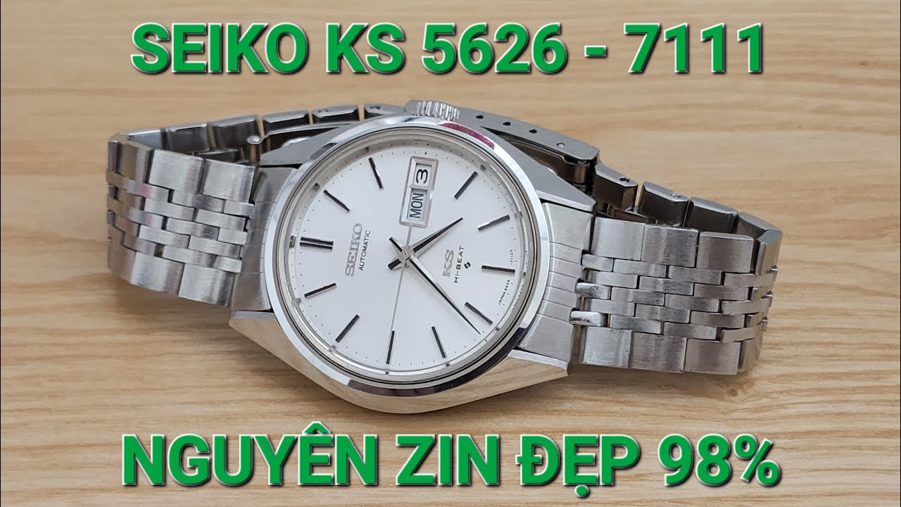 CỰC ĐẸP ] SEIKO KS 5626 - 7111: ZIN NGUYÊN BẢN CẢ DÂY KHÓA THÉP ZIN CỰC KỲ  ĐẸP - YouTube