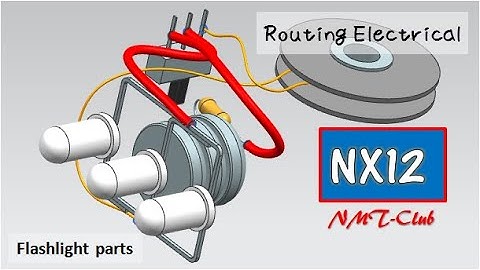 SIEMENS NX12 Routing Electrical Tutorial Flashlight (12)