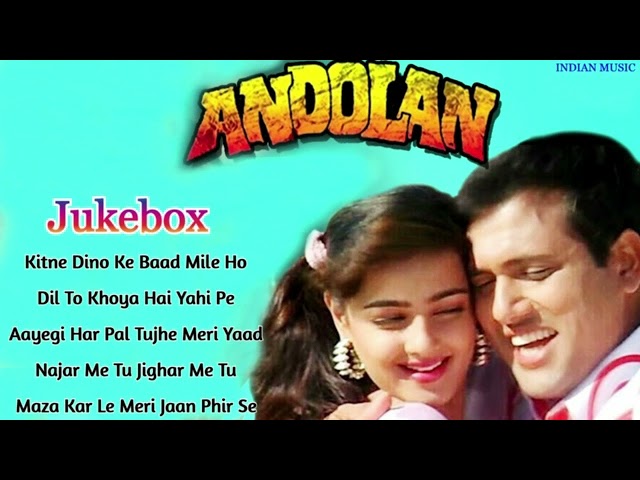 Andolan  (1995) Movie All Songs Jukebox | Sanjay Dutt, Govinda, Mamta Kulkarni, Somy | @INDIAN MUSIC class=
