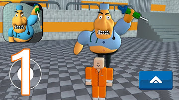 Escape Nuthouse from Barry - Gameplay Walkthrough Part 1 - Escape Obby (Android, iOS)