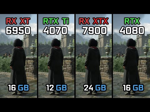RX 6950 XT vs RTX 4070 Ti vs RX 7900 XTX vs RTX 4080 Test in 13 Games