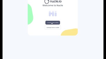 Nucle Create Wallet - Chia Decentralized SPV Wallet