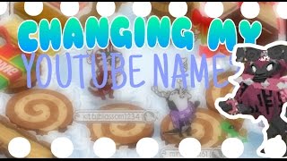 CHANGING MY YT NAME?!?!?!!