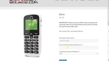 Unlock your smartphone DORO all models
