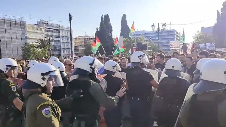 Χιλιάδες στους δρόμους της Αθήνας για μια ελεύθερη Παλαιστίνη