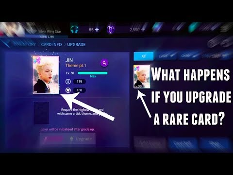 IS IT POSSIBLE TO UPGRADE A 'R' CARD ON SUPERSTAR BTS!? - YouTube