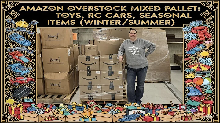 Amazon Overstock Mixed Pallet: Toys, RC Cars, Seasonal Items (Winter/Summer)