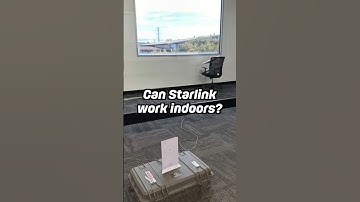 Can I use my Starlink from inside a building? Yes just point it out the window.
