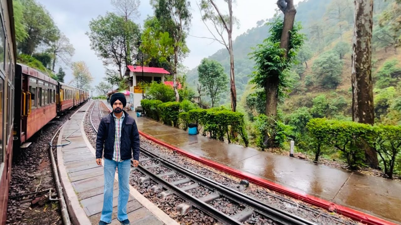 Kalka to Shimla toy train in May Month