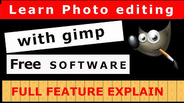 How to use GIMP 2.8 for  beginners - Free Photoshop Alternative | Review in Hindi/ make thumbnails