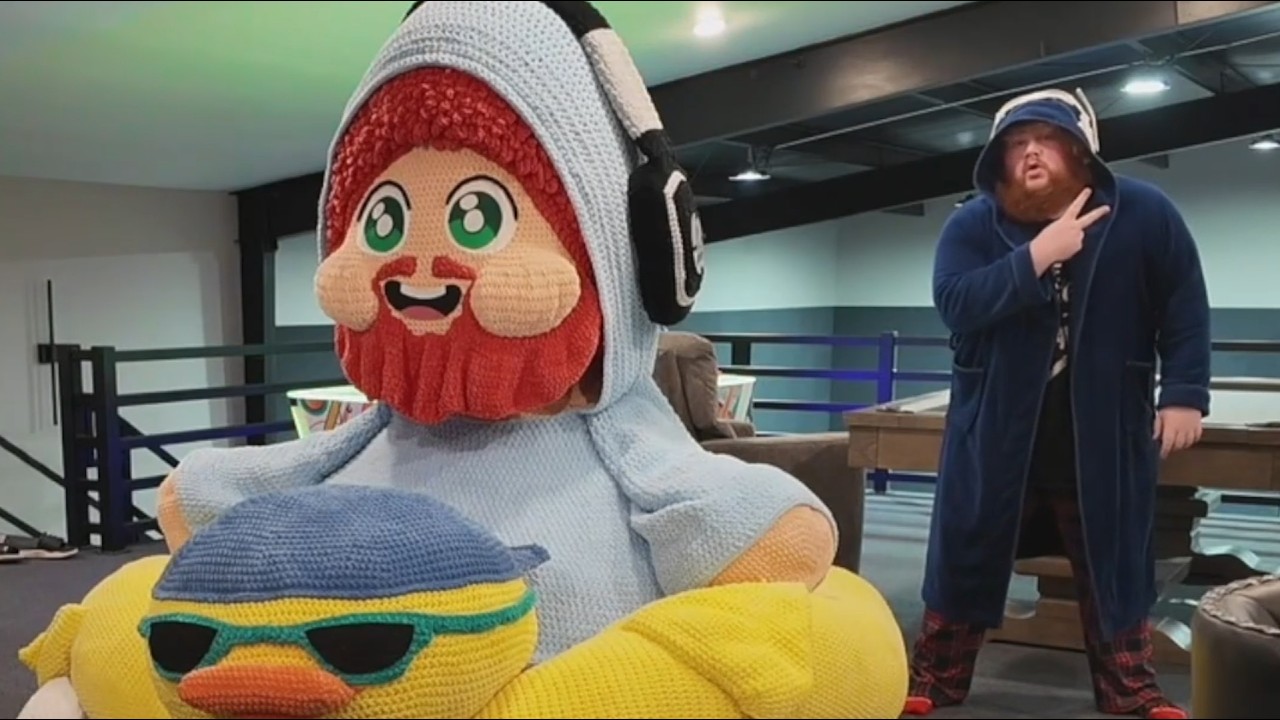 CaseOh Unboxes *HUGE* Caseoh Plushi