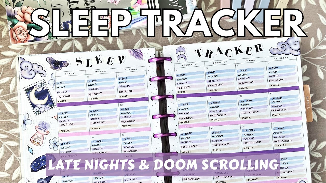 Fixing My Sleep Routine | Happy Planner Monthly Sleep Tracker + Real Talk