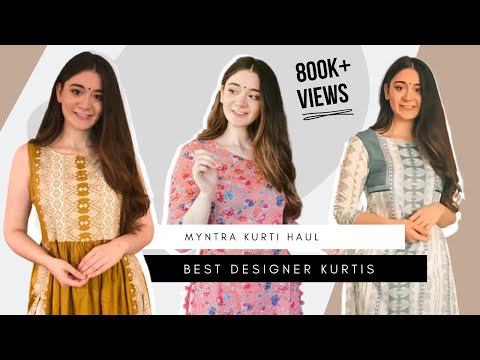 पटोला, कलमकारी & Backless Kurtis in Myntra kurti haul in budget / shopping  with Vaishali Mitra - YouTube