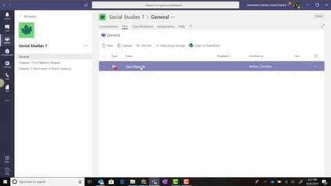 Adding Content to the Files Tab in Teams