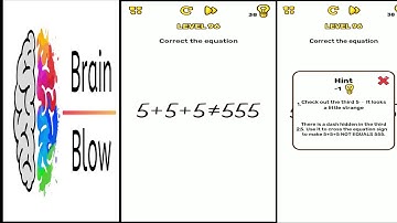 Brain Blow Level 96 Solution