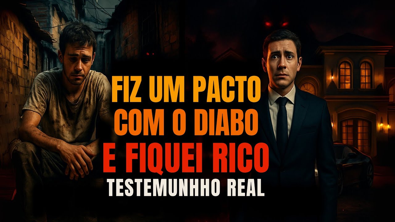 EU ERA POBRE E FUI ABANDONADO POR TODOS, MAS FIZ UM PACTO COM O DIABO E ...