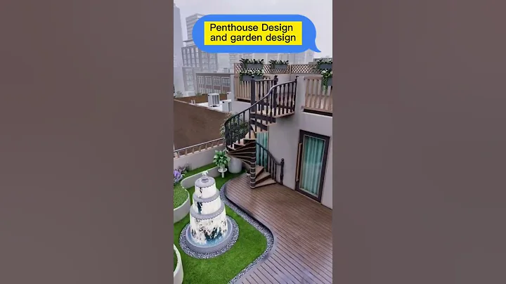 Penthouse Design |House design idea | garden design | Chinese style #house #shorts - DayDayNews