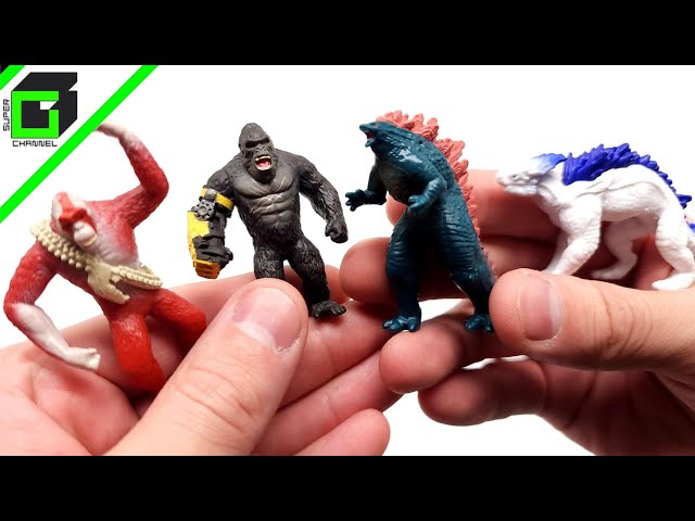 How to tell the Hollow Earth Crystals apart! Godzilla X Kong - New Empire  Toys 