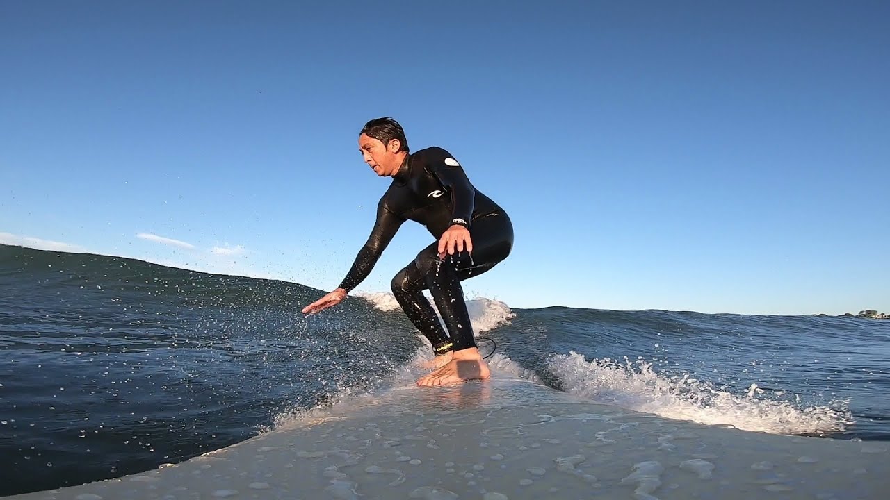 Learning to Surf Hurricane Elsa Brings Waves to Nahant Surfing