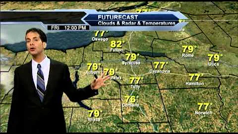Friday morning weather forecast for May 29, 2015