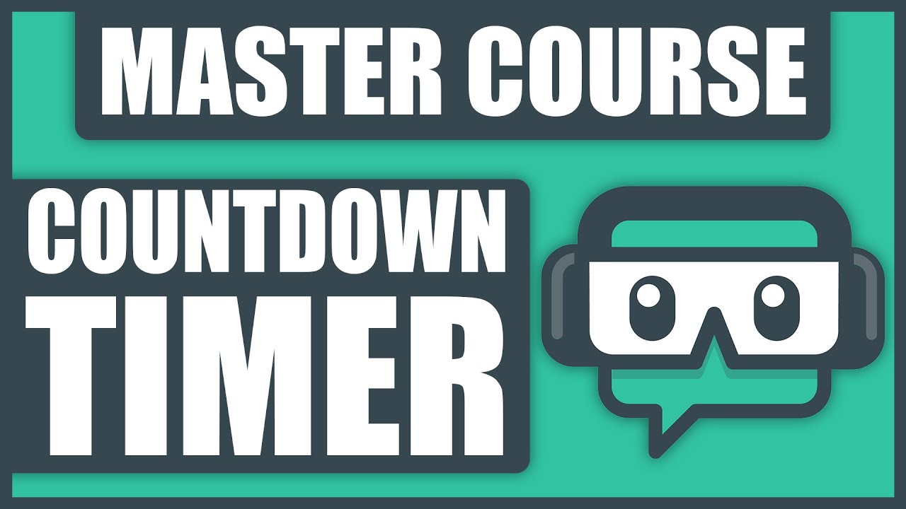 How To Add A COUNTDOWN TIMER To Streamlabs OBS - Stream Soon - YouTube