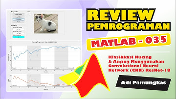 Review Pemrograman MATLAB - 035 - Cat & Dog Classification Using Convolutional Neural Network (CNN)